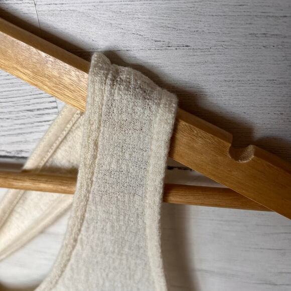 Madewell Top Womens Size Small Ivory Everly Twisted Jacquard Tank Summer - Picture 8 of 15